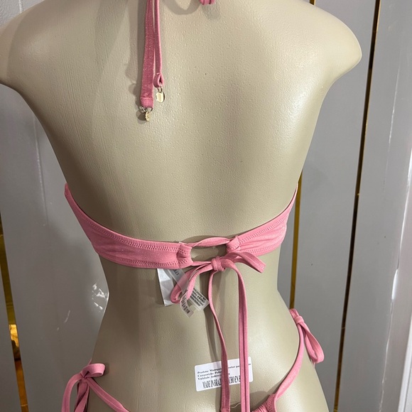 Pink Halter Bikini Top - Picture 1 of 5